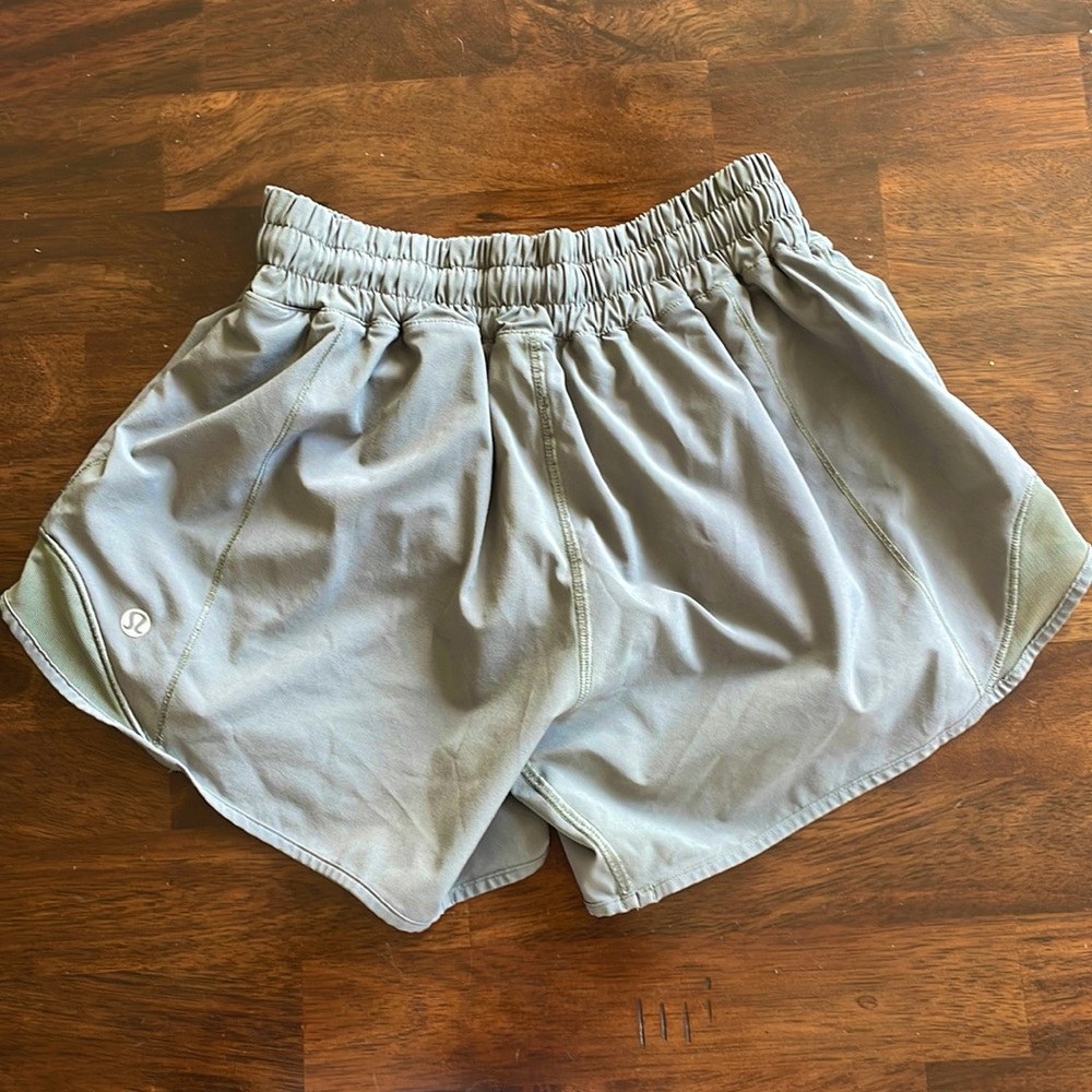 SAGE GREEN LULULEMON SHORTS